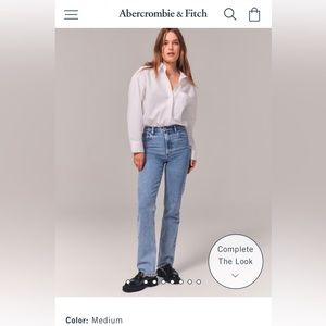 90s Ultra High Rise Jeans (size 25 long)